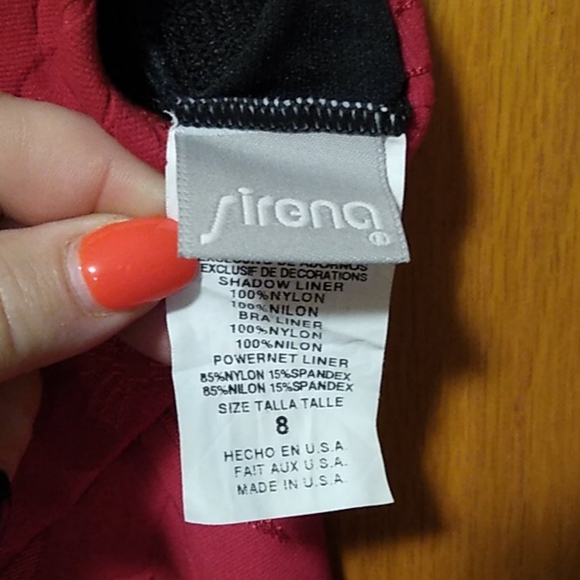 *VINTAGE* Sirena Tankini 2 Piece bathing suit - Picture 5 of 10